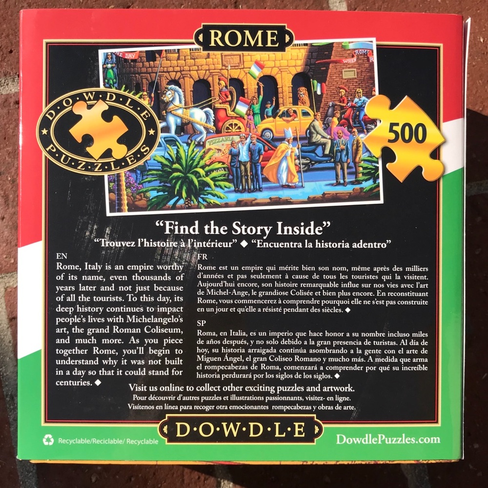 Dowdle Puzzles Rome - Picture 2 of 5